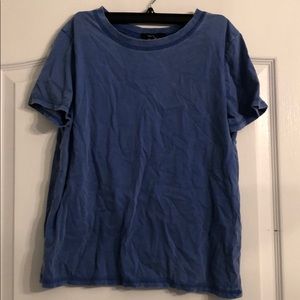 blue casual t-shirt
